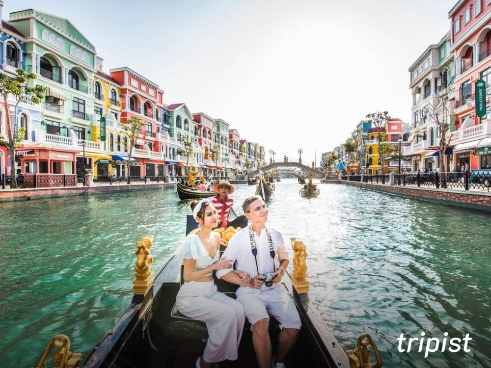 Tripist - Vé thuyền Gondola trên sông venice Phú Quốc